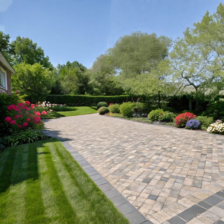 How to Design and Install a Herringbone Pattern Paver Driveway ...
