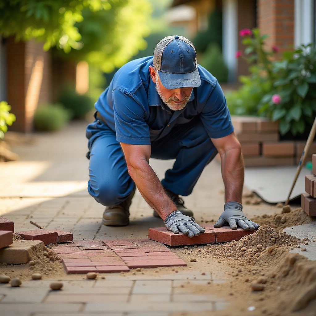 install pavers over concrete driveway, pavers over existing concrete, concrete driveway renovation, paver installation Craighall, overlay paver system, concrete surface preparation, driveway upgrade options, paver installation over concrete, existing concrete base, structural integrity concrete, drainage requirements pavers, concrete repair before pavers, height increase pavers, professional paver installation, sand bedding layer, edge restraints pavers, plate compactor installation, cost savings paver overlay, time efficient installation, design flexibility pavers, maintenance advantages pavers, property value enhancement, vehicle traffic pavers, weather resistant pavers, UV stability pavers, freeze-thaw resistance, color texture selection, professional vs DIY installation, specialized tools equipment, warranty guarantee installation, Craighall property renovation, concrete driveway transformation, paver material selection, drainage solutions, landscaping services Craighall, artificial grass installation, tree felling services, instant lawn installation, outdoor space transformation, curb appeal enhancement, low maintenance landscaping, durable paver materials, proper installation techniques, building codes compliance, soil conditions drainage, premature failure prevention, quality standards installation, disruption minimization, long-lasting results, comprehensive landscaping, maintenance-free surfaces, premium paver installation, residential commercial applications, northern suburbs renovation, Gauteng paver services