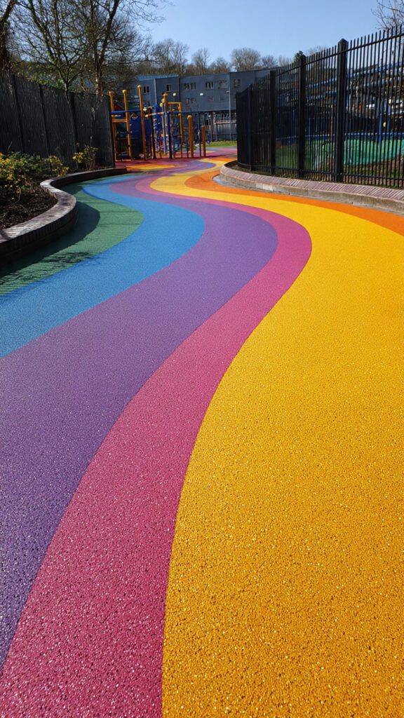 rubber wet pour, fall-height protection, playground safety surfacing, school playground flooring, impact-absorbing surfaces, critical fall height, playground rubber surfacing, artificial grass playground, playground turf Randburg, playground turf Midrand, LawnKing playground solutions, shock-pad underlay, soft-fall surfacing, EN 1177 fall-height standards, SANS playground standards, ASTM F1292 impact standards, safe playground surfaces, rubber playground flooring, wet pour rubber Gauteng, playground installation Randburg, playground installation Midrand, children’s play safety, cushioned playground surfaces, safety compliant playgrounds, playground fall protection, synthetic turf with shock-pad, school play area surfacing, playground injury prevention, durable rubber surfacing, seamless playground surfacing